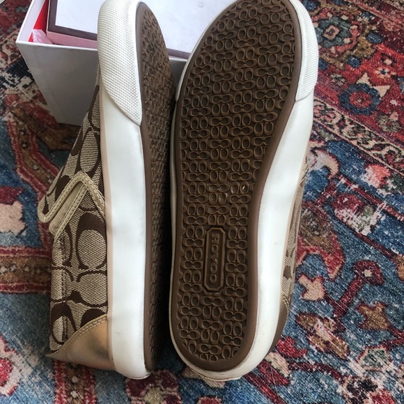 COACH • Brown Beale Signature Slip On Sneaker - Picture 4 of 4